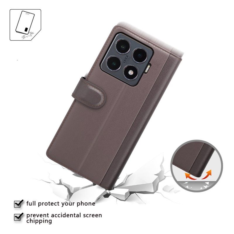 Lederhüllen Für Xiaomi 15t Pro Echtleder