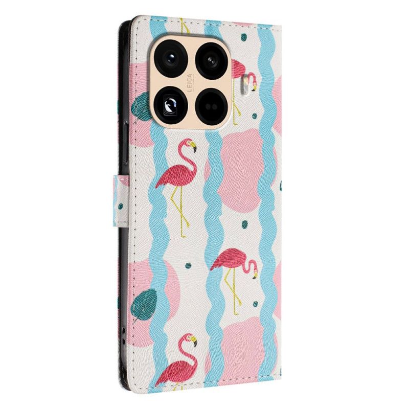 Lederhüllen Für Xiaomi 15t Pro Flamingos