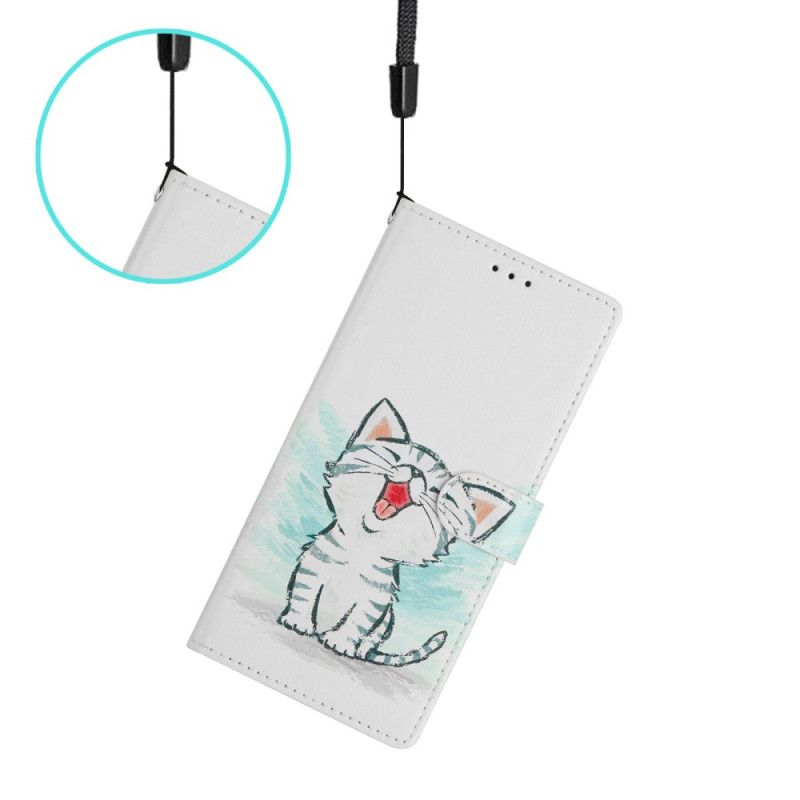 Lederhüllen Für Xiaomi 15t Pro Fröhliches Kätzchen