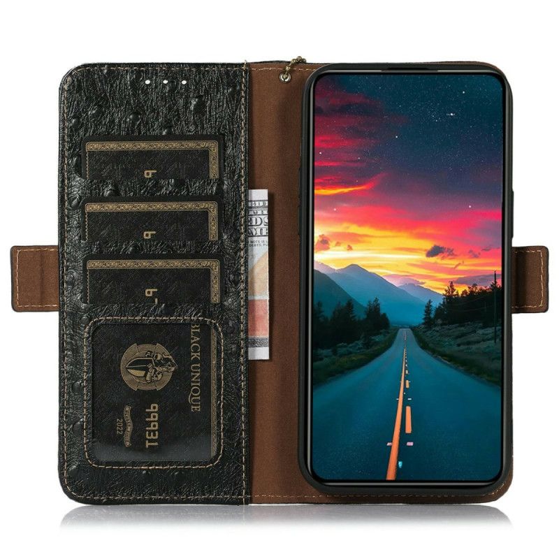 Lederhüllen Für Xiaomi 15t Pro Strukturiertes Leder
