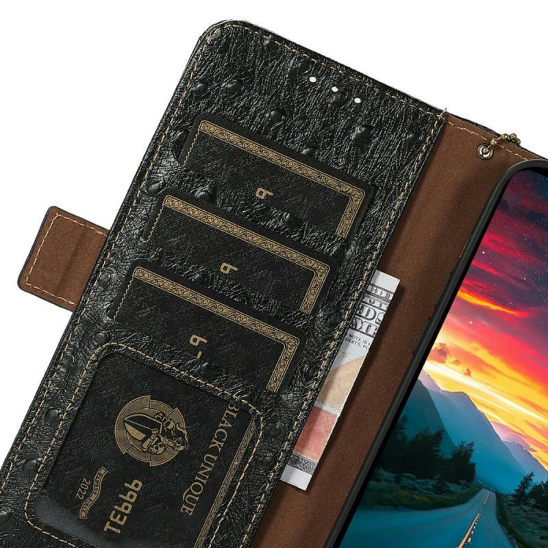 Lederhüllen Für Xiaomi 15t Pro Strukturiertes Leder