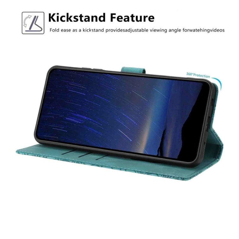 Lederhüllen Xiaomi 15t Pro Blumengravur