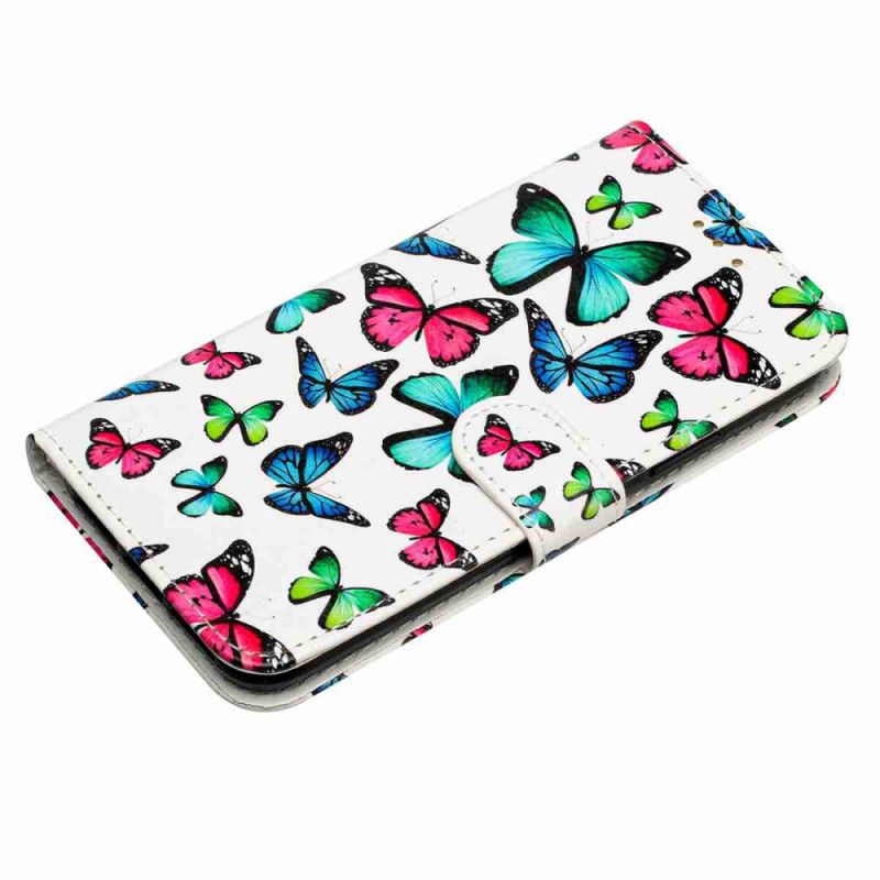 Lederhüllen Xiaomi 15t Pro Bunte Schmetterlinge