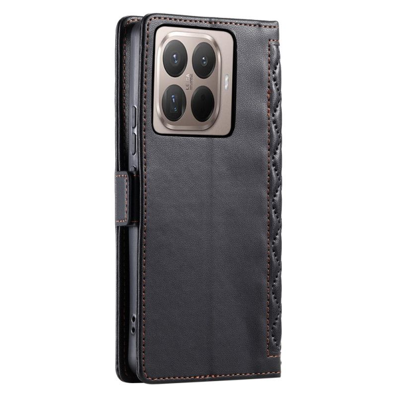 Lederhüllen Xiaomi 15t Pro Gesteppt Mit Riemen