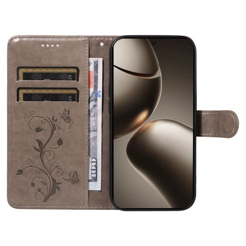 Lederhüllen Xiaomi 15t Pro Handyhülle Floralie