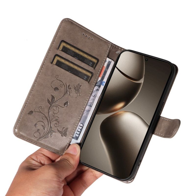 Lederhüllen Xiaomi 15t Pro Handyhülle Floralie