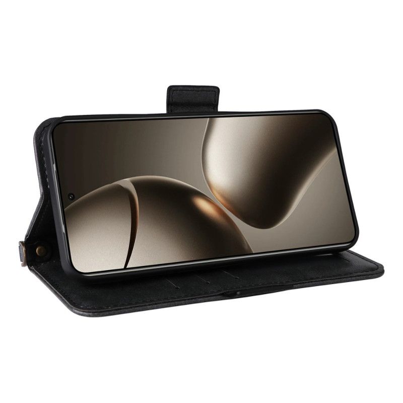 Lederhüllen Xiaomi 15t Pro Handyhülle Geldbörse Mit Schulterriemen