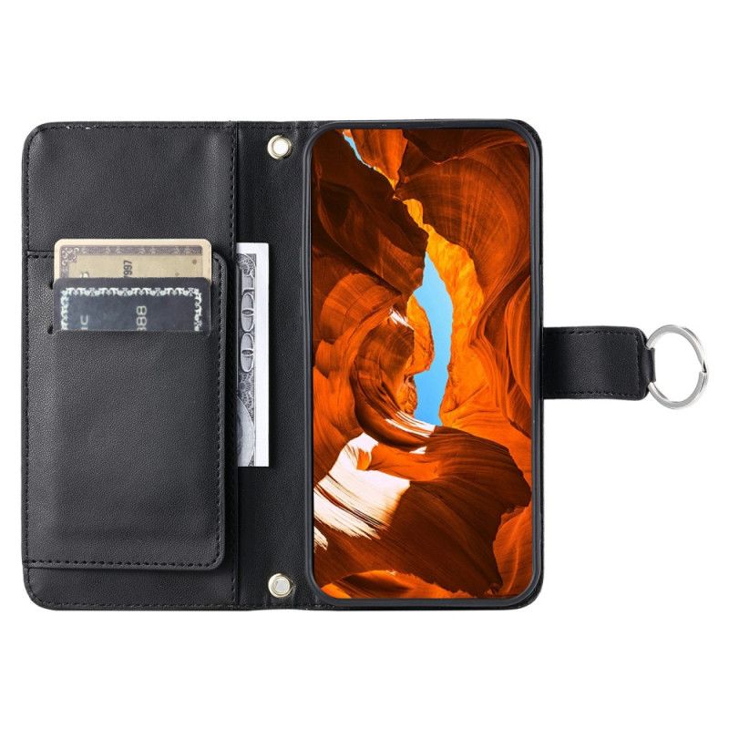 Lederhüllen Xiaomi 15t Pro Handyhülle Gesteppt Mit Riemen
