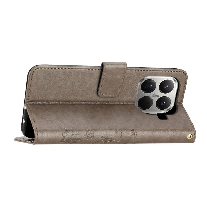 Lederhüllen Xiaomi 15t Pro Handyhülle Kleine Blumen