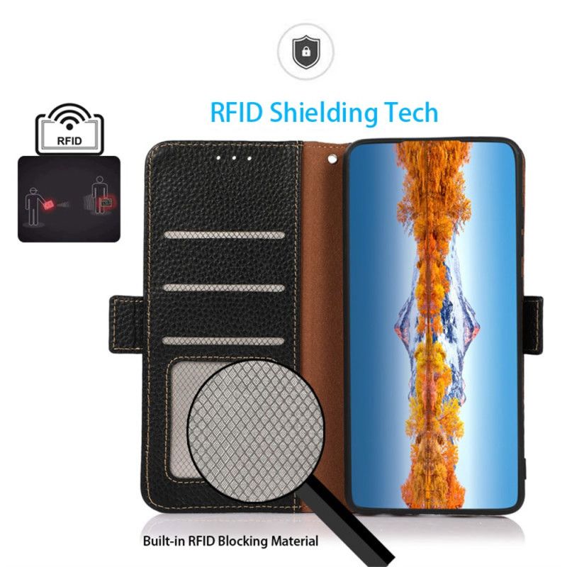 Lederhüllen Xiaomi 15t Pro Handyhülle Leder Mit Rfid-schutz