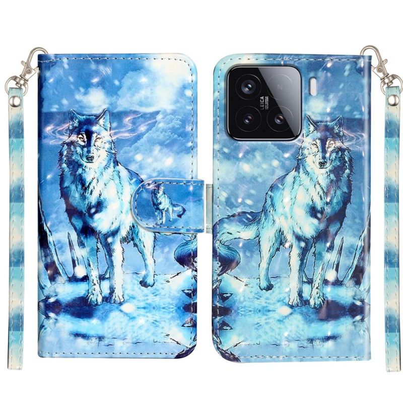 Lederhüllen Xiaomi 15t Pro Schneewolf