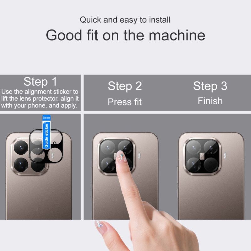Linsenschutzfolie Aus Gehärtetem Glas Für Xiaomi 15t Pro (schwarze Version)