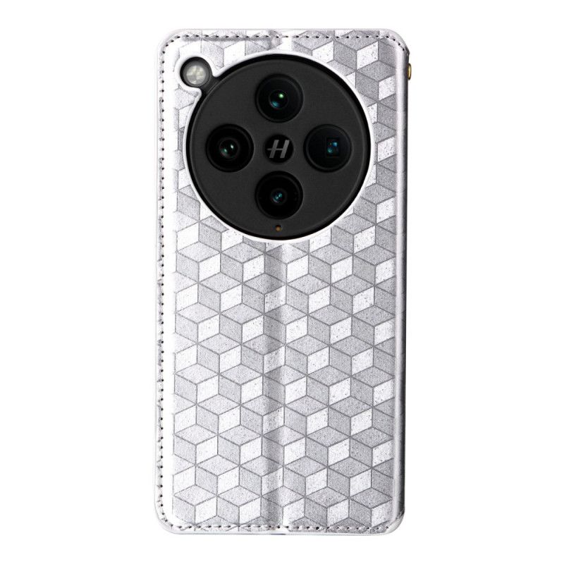 Flip Case Für Oppo Find X8 Pro 3d-diamantmuster