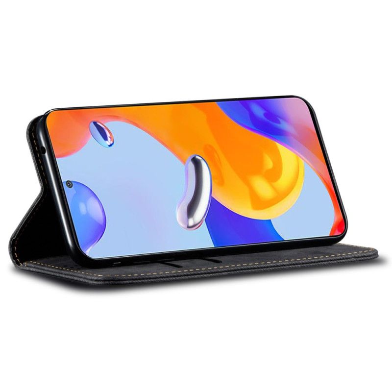 Flip Case Oppo Find X8 Pro Handyhülle Denim-stoff