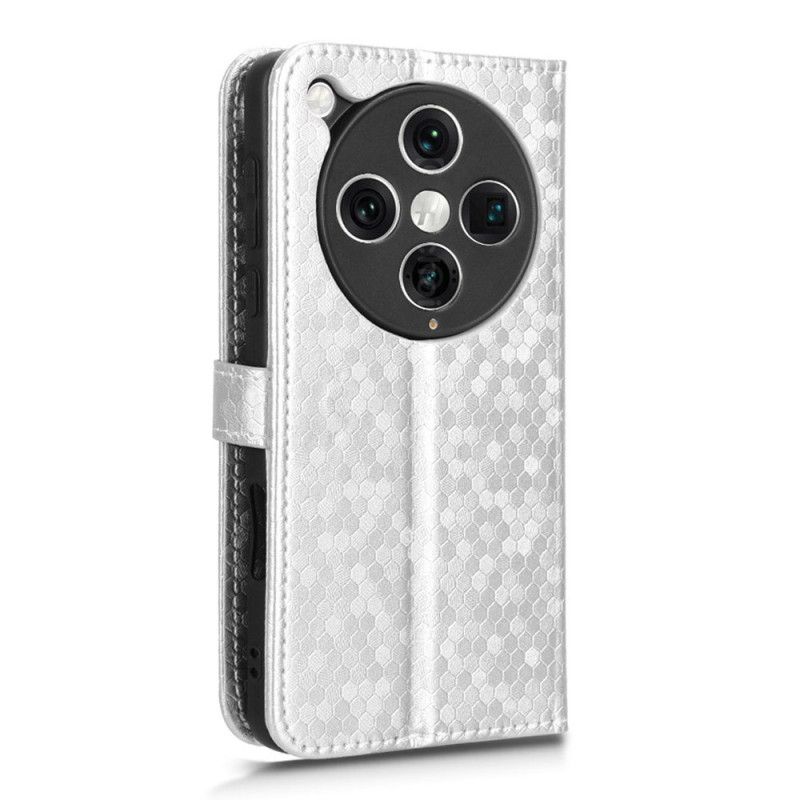 Lederhüllen Oppo Find X8 Pro Handyhülle Glitzerpunkte Mit Armband