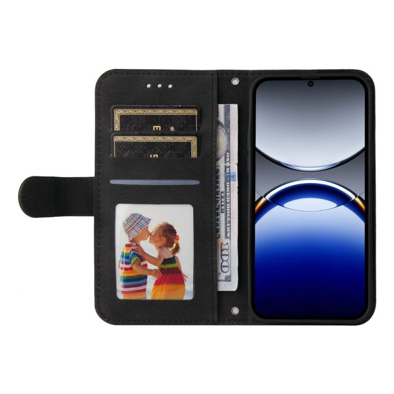 Lederhüllen Oppo Find X8 Pro Klassischer Vintage-riemen