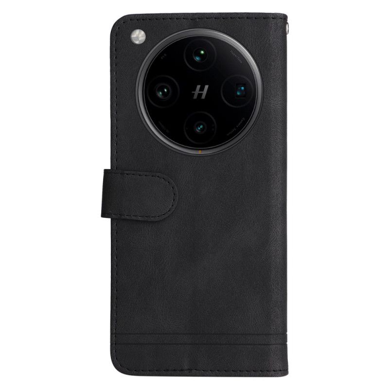 Lederhüllen Oppo Find X8 Pro Klassischer Vintage-riemen