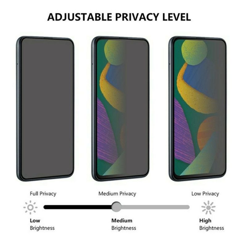 Anti-spionage-displayschutzfolie Aus Gehärtetem Glas Für X300 Pro