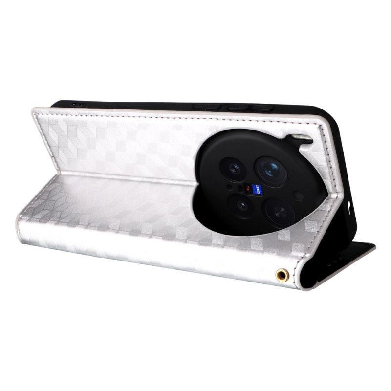 Flip Case Vivo X300 Pro Rautenmuster