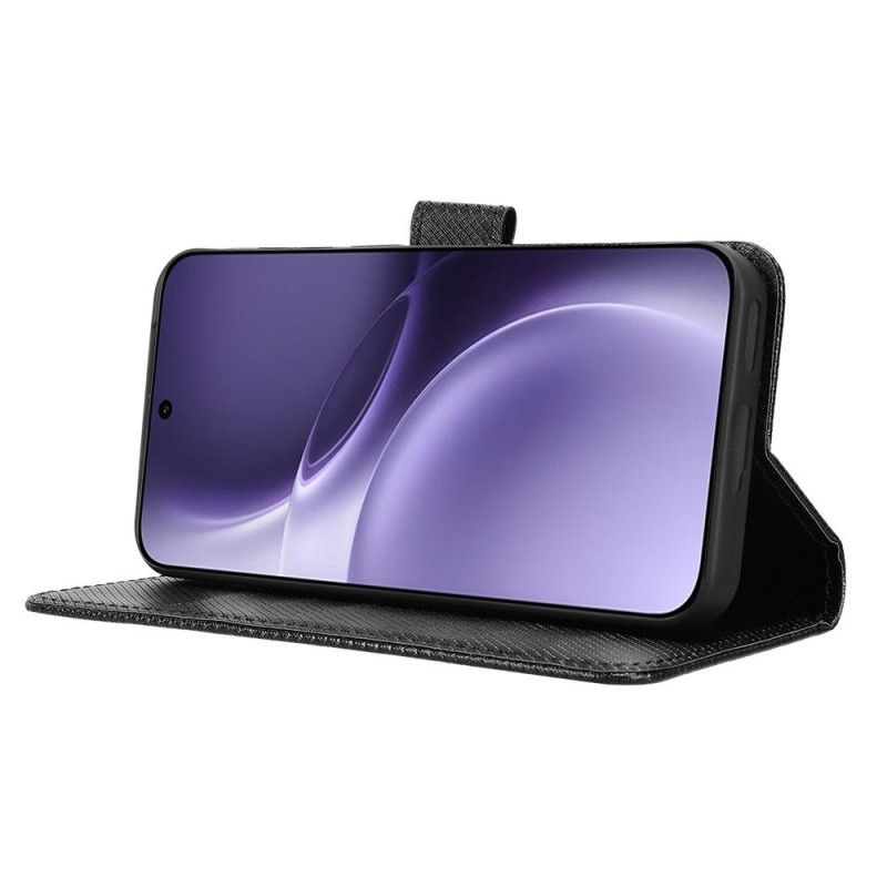 Lederhüllen Vivo X300 Pro Diamantstruktur