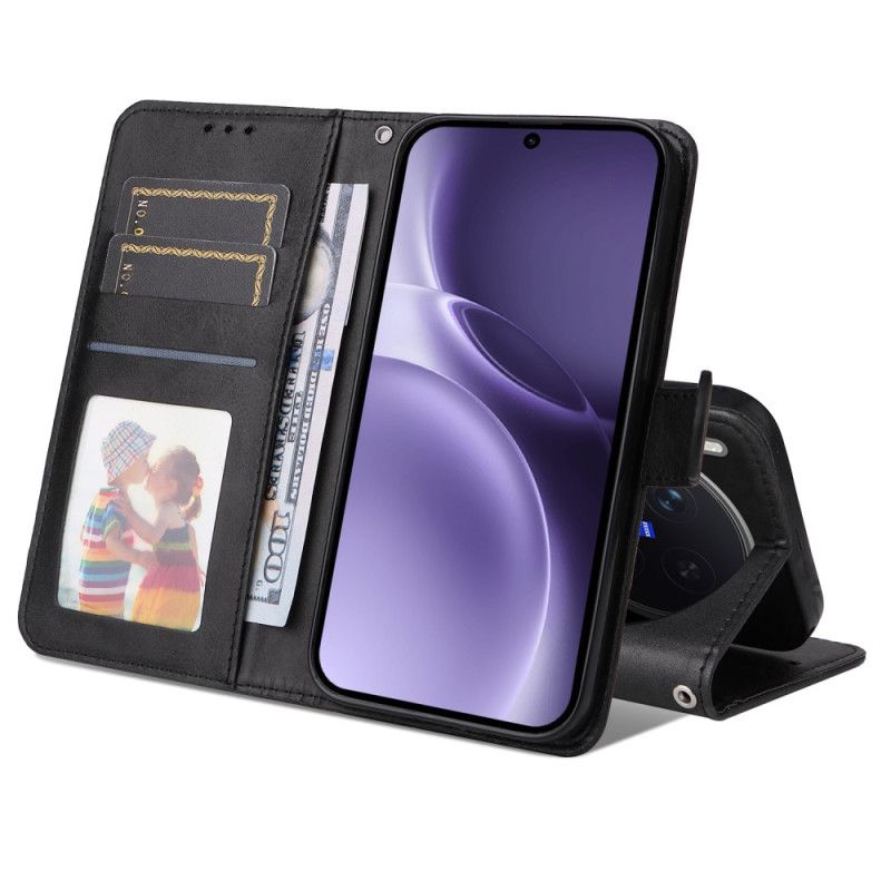 Lederhüllen Vivo X300 Pro Glattlederoptik