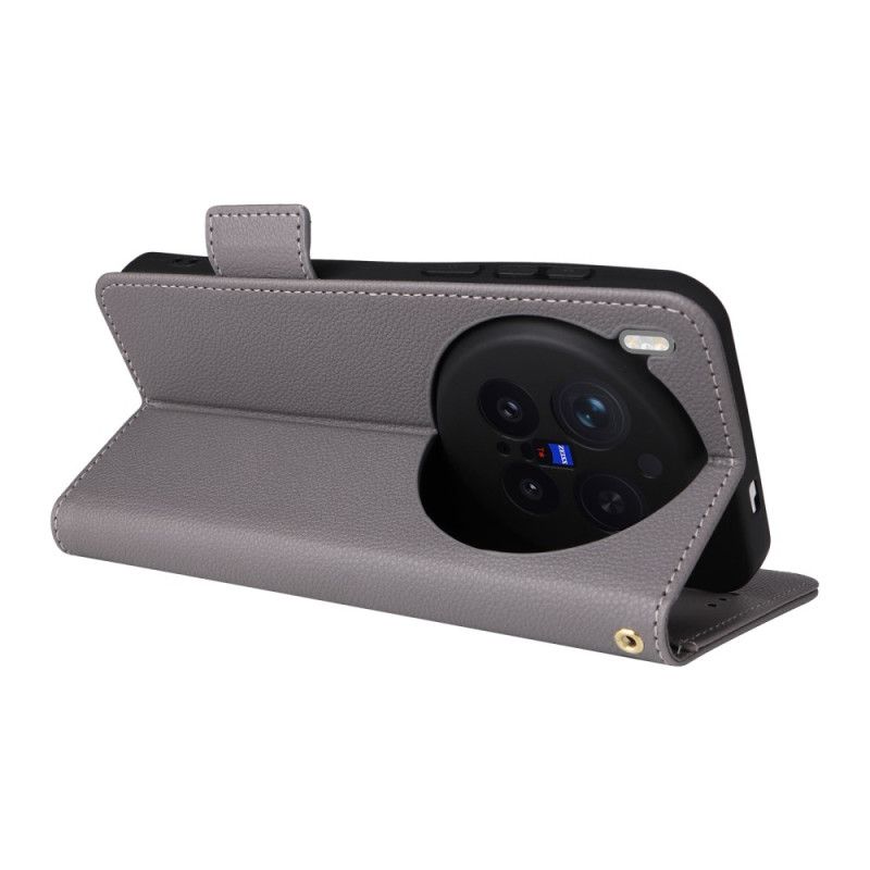 Lederhüllen Vivo X300 Pro Handyhülle Kunstleder Mit Riemen