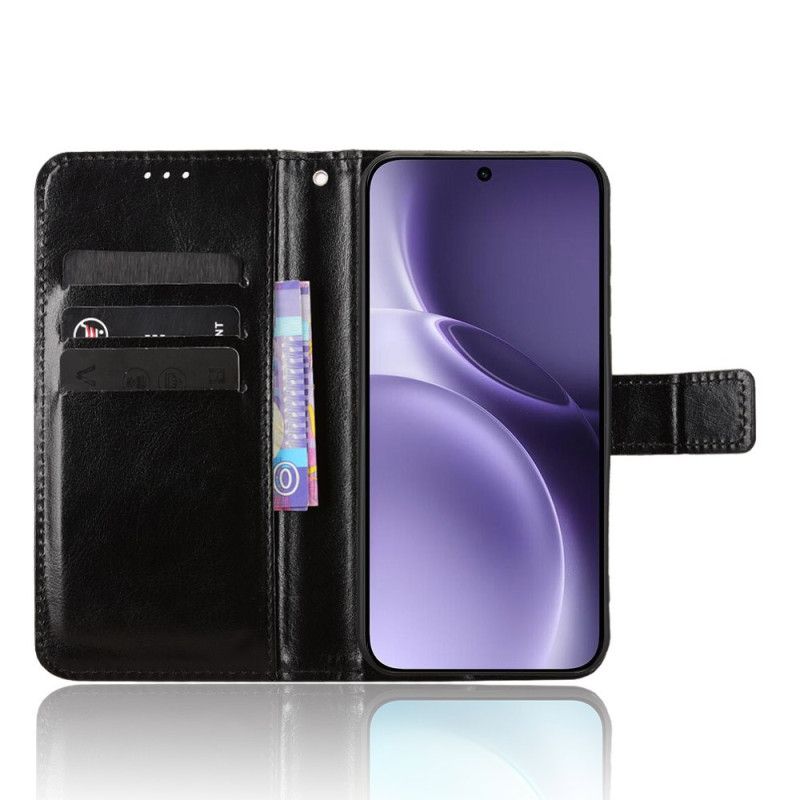 Lederhüllen Vivo X300 Pro Kunstleder Mit Glitzereffekt