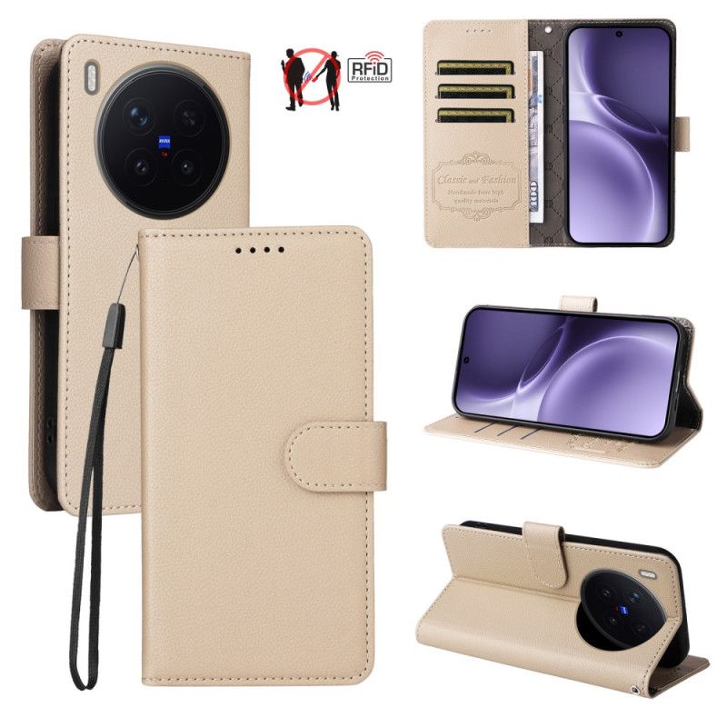 Lederhüllen Vivo X300 Pro Rfid-blockierung