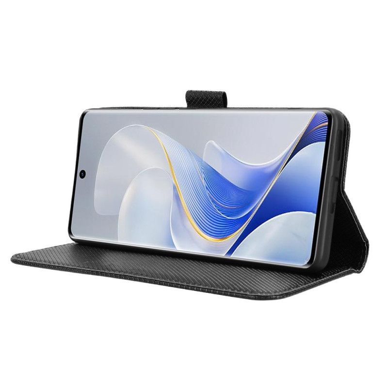 Lederhüllen Vivo V40 5g Diamantstruktur