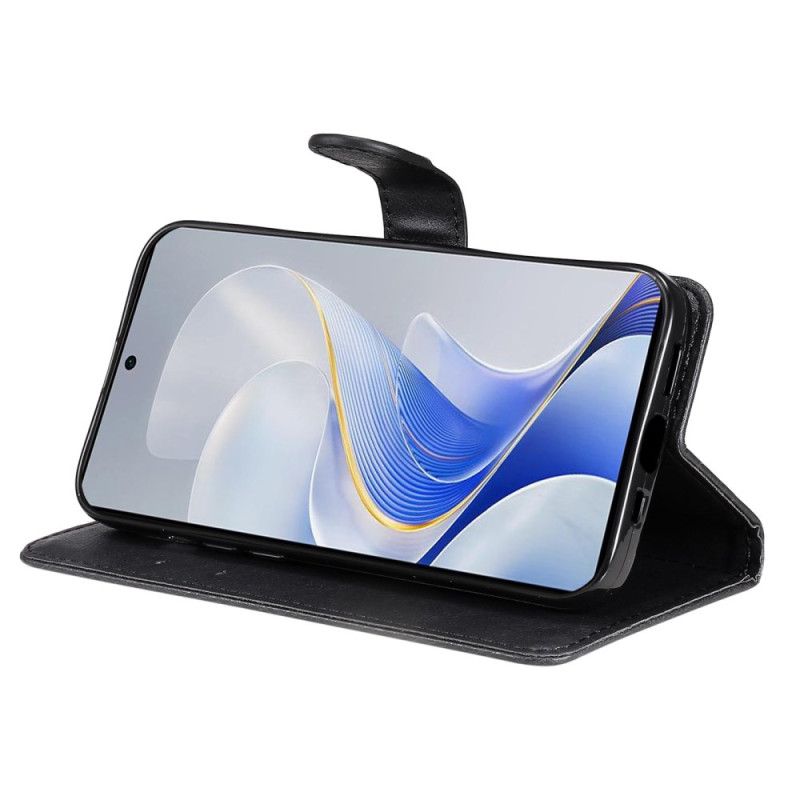 Lederhüllen Vivo V40 5g Handyhülle Lederriemen-effekt