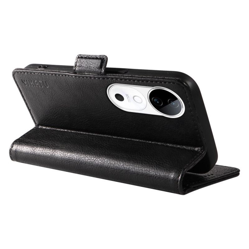 Lederhüllen Vivo V40 5g Litschi-textur (yikatu)