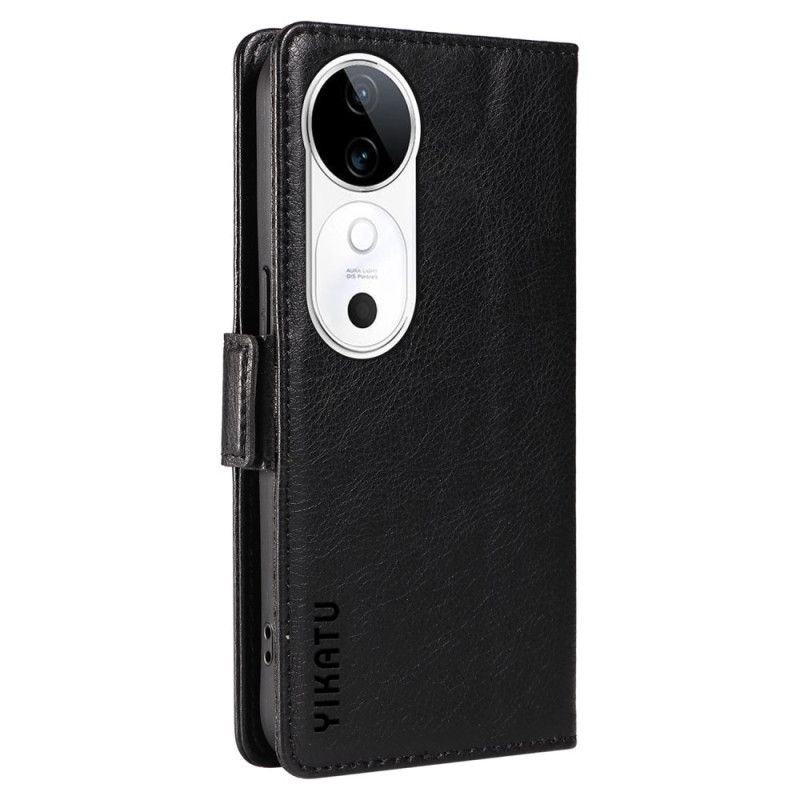 Lederhüllen Vivo V40 5g Litschi-textur (yikatu)