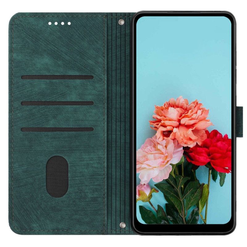 Lederhüllen Vivo V40 5g Retro-design