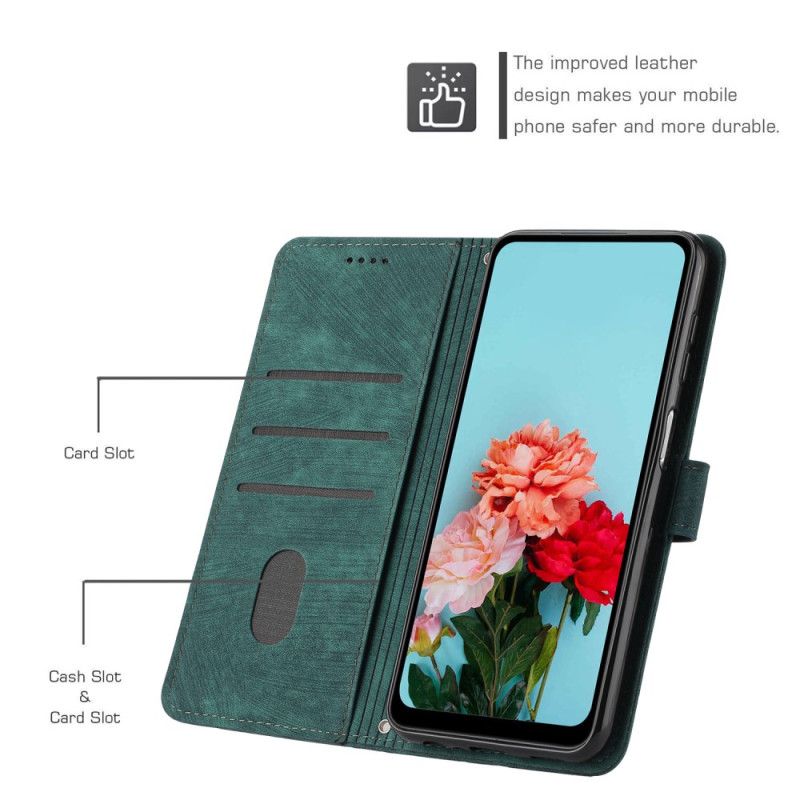 Lederhüllen Vivo V40 5g Retro-design