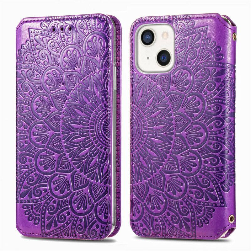 Flip Case Für Iphone 13 Mandala