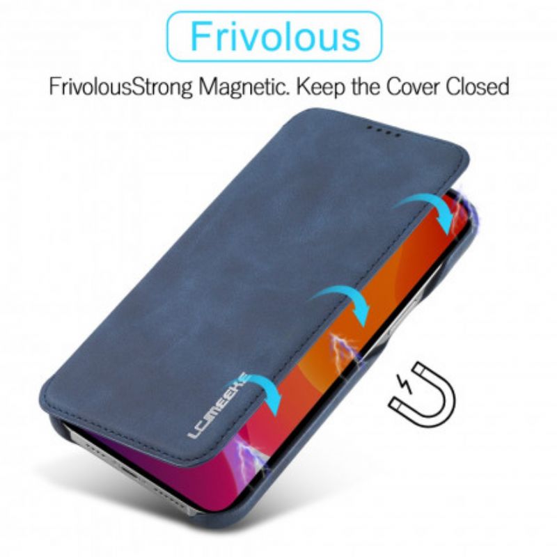 Flip Case Iphone 13 Einfacher Ledereffekt Lc.imeeke