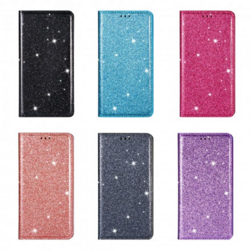 Flip Case Iphone 13 Glitzer-stil