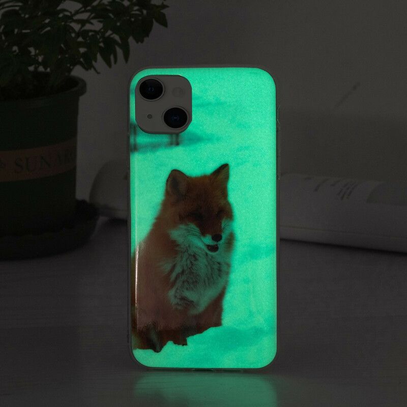 Hülle Für Iphone 13 Fluoreszierender Fuchs