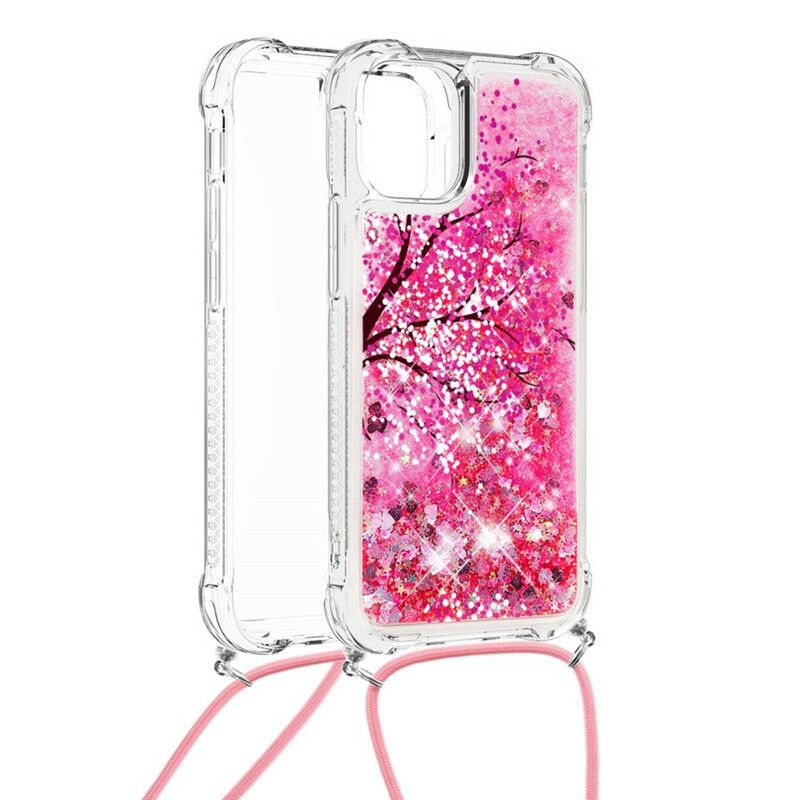 Hülle Iphone 13 Handyhülle Geschnürter Glitzerbaum