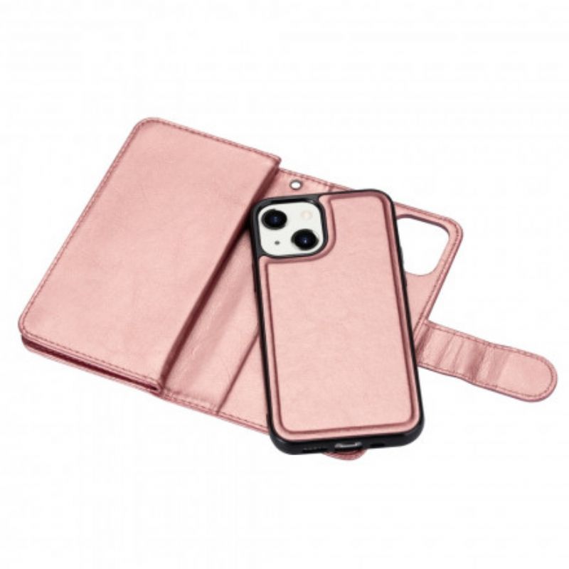 Lederhüllen Iphone 13 Abnehmbares Etui 9 Kartenhalter