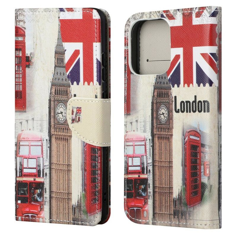 Lederhüllen Iphone 13 Londoner Leben