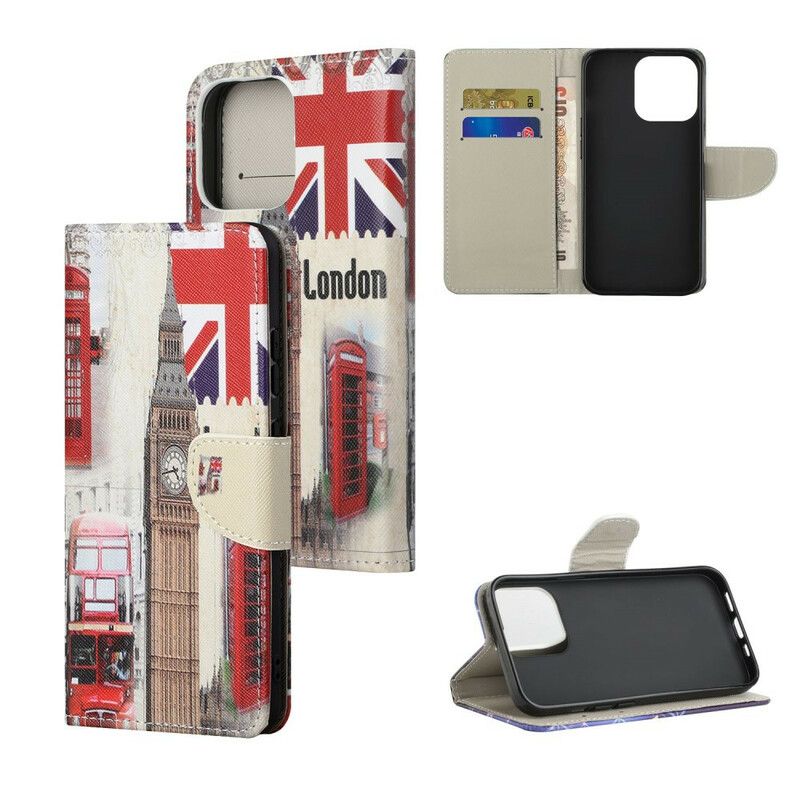 Lederhüllen Iphone 13 Londoner Leben