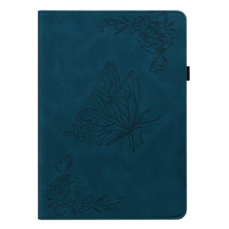 Case Für Samsung Galaxy Tab A8 (2021) Gedrucktes Muster Mit Schmetterlingen