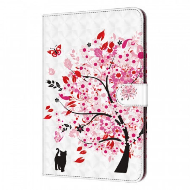 Flip Case Für Samsung Galaxy Tab A8 (2021) Baum Und Katze