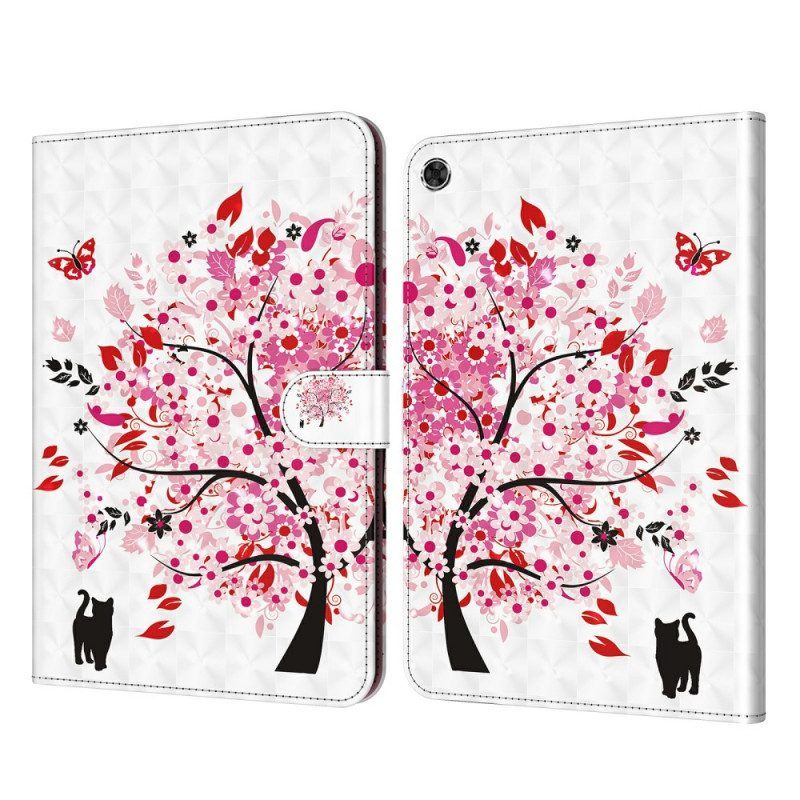 Flip Case Für Samsung Galaxy Tab A8 (2021) Baum Und Katze