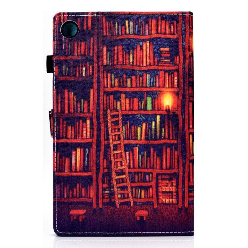 Flip Case Für Samsung Galaxy Tab A8 (2021) Bibliothek