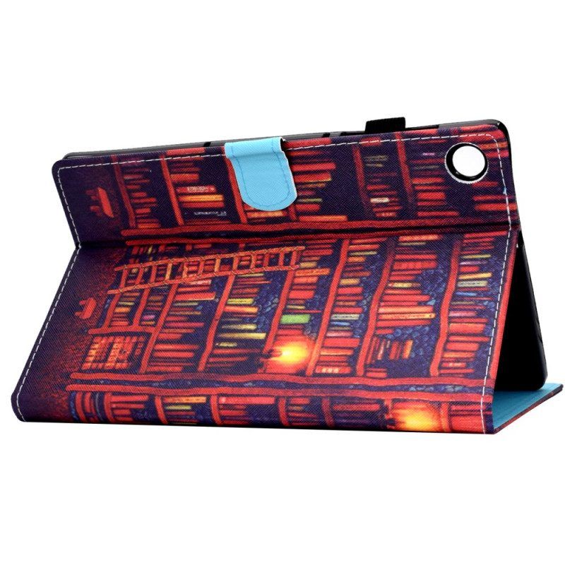 Flip Case Für Samsung Galaxy Tab A8 (2021) Bibliothek