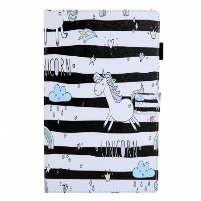 Flip Case Für Samsung Galaxy Tab A8 (2021) Einhorn