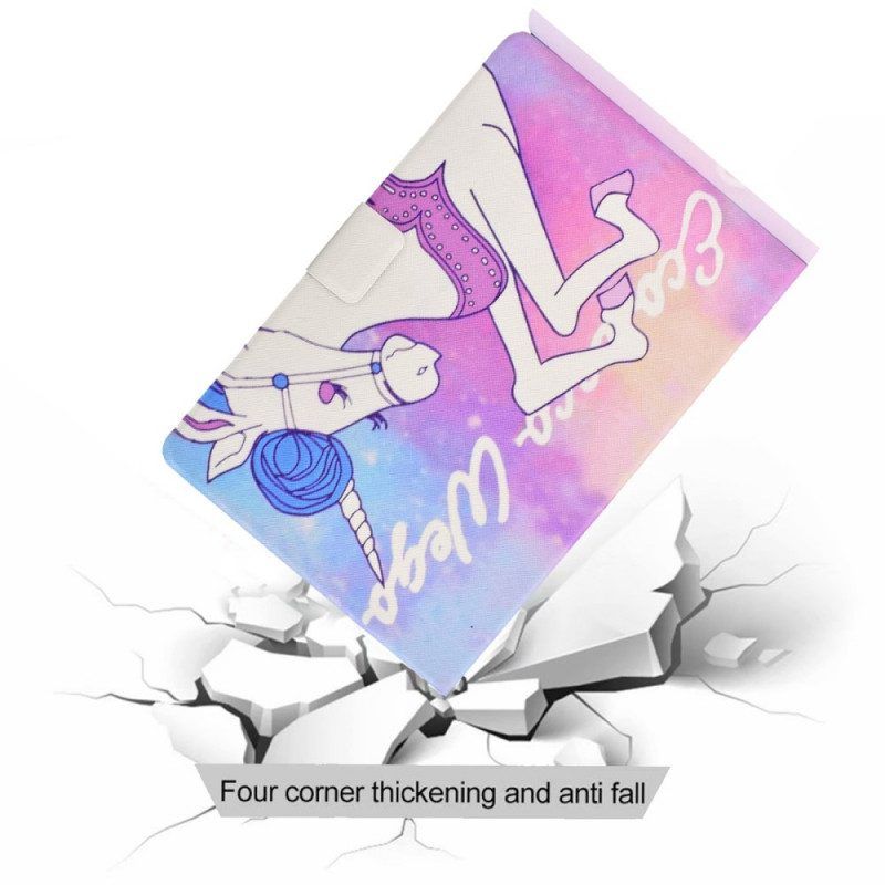Flip Case Für Samsung Galaxy Tab A8 (2021) Fantasie-einhorn