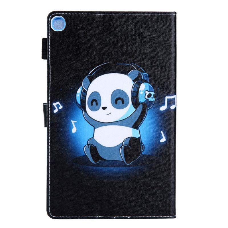 Flip Case Für Samsung Galaxy Tab A8 (2021) Funkiger Panda
